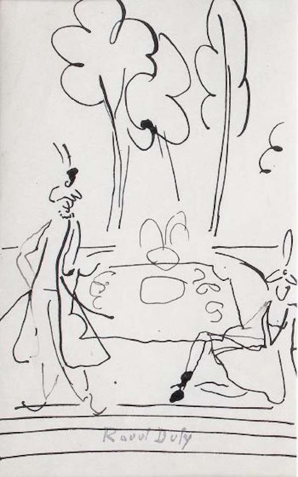 Fête chez Poriet by Raoul Dufy