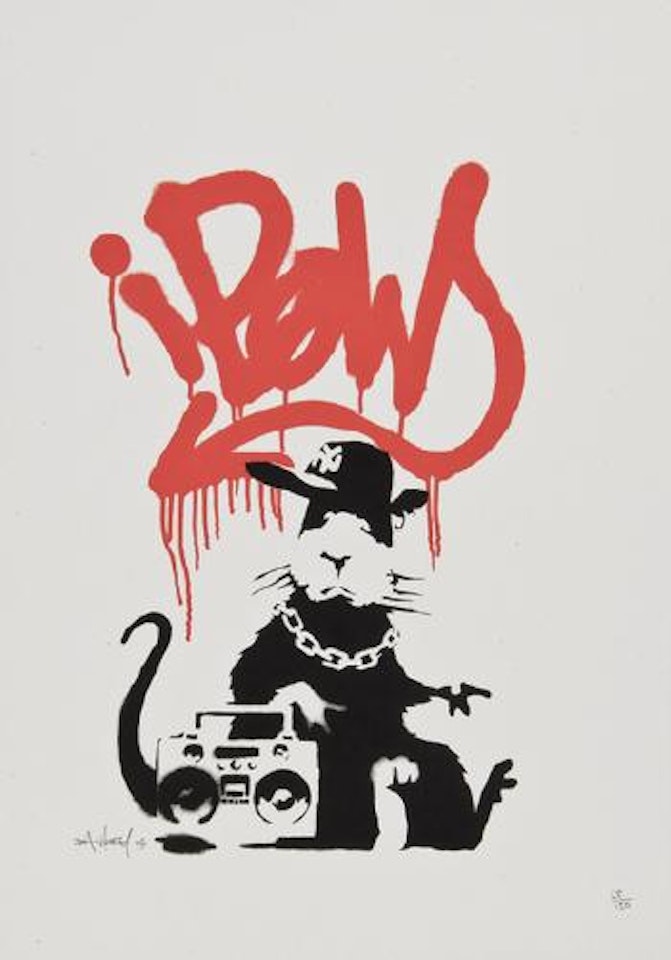 Gangsta Rat by Banksy