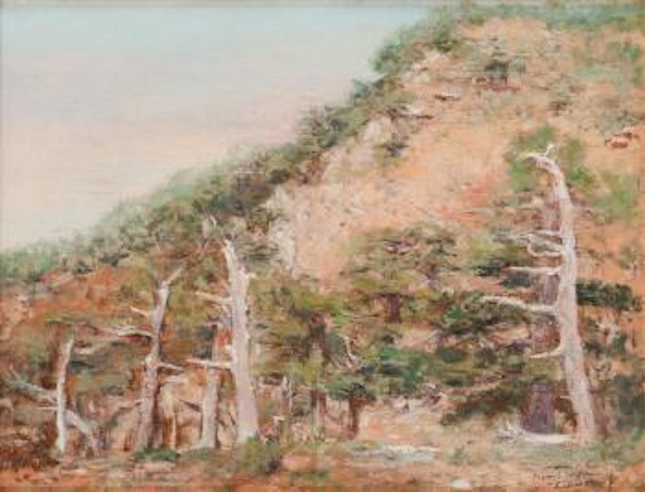 Cèdres de Djurdjura, Kabylie by Etienne Alphonse Dinet