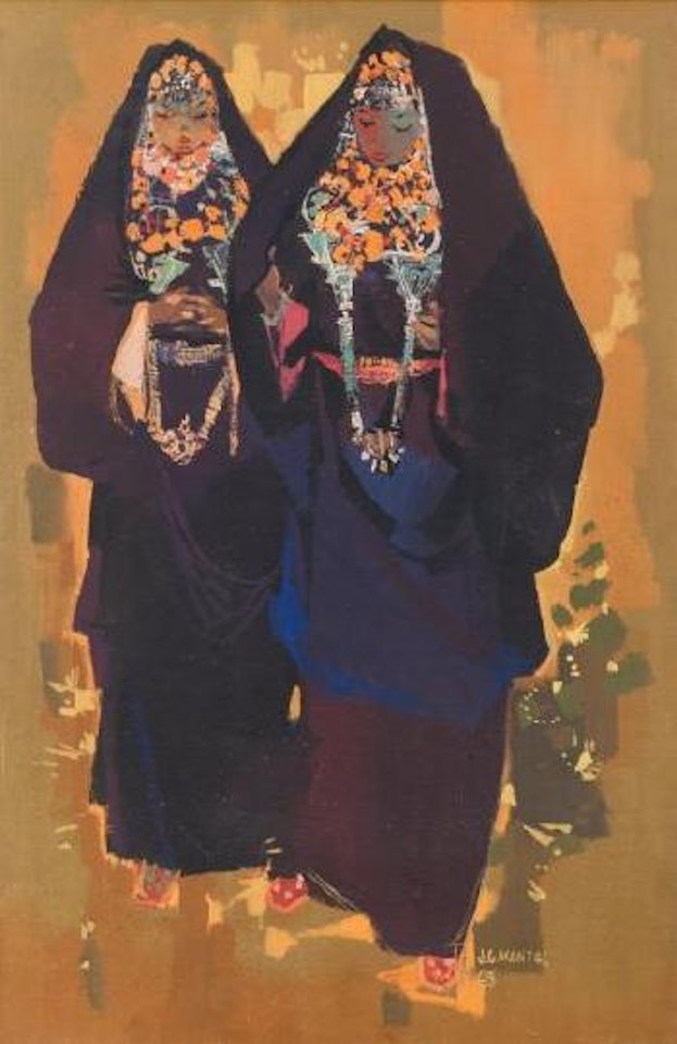 Deux Marocaines aux bijoux by Jean Gaston Mantel