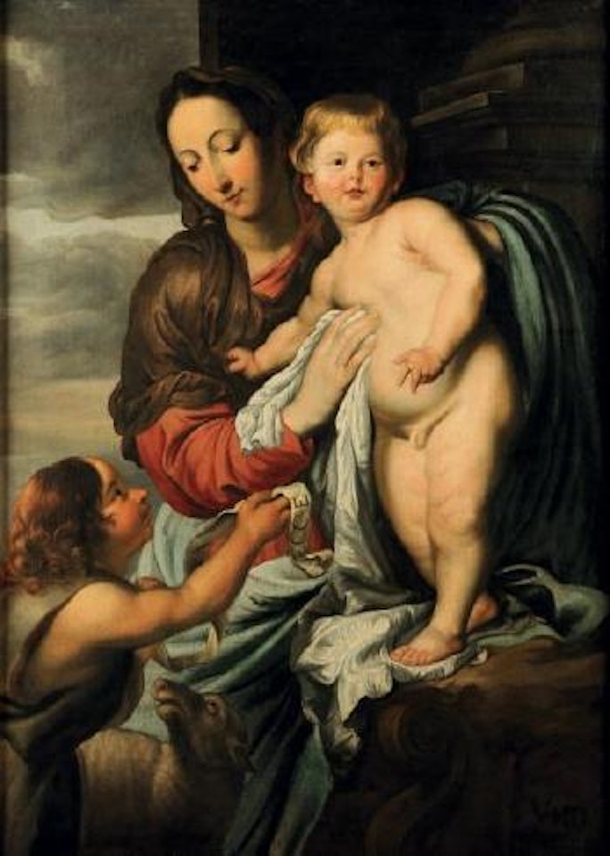 La Vierge à l'Enfant avec Saint Jean-Baptiste by Anthony van Dyck