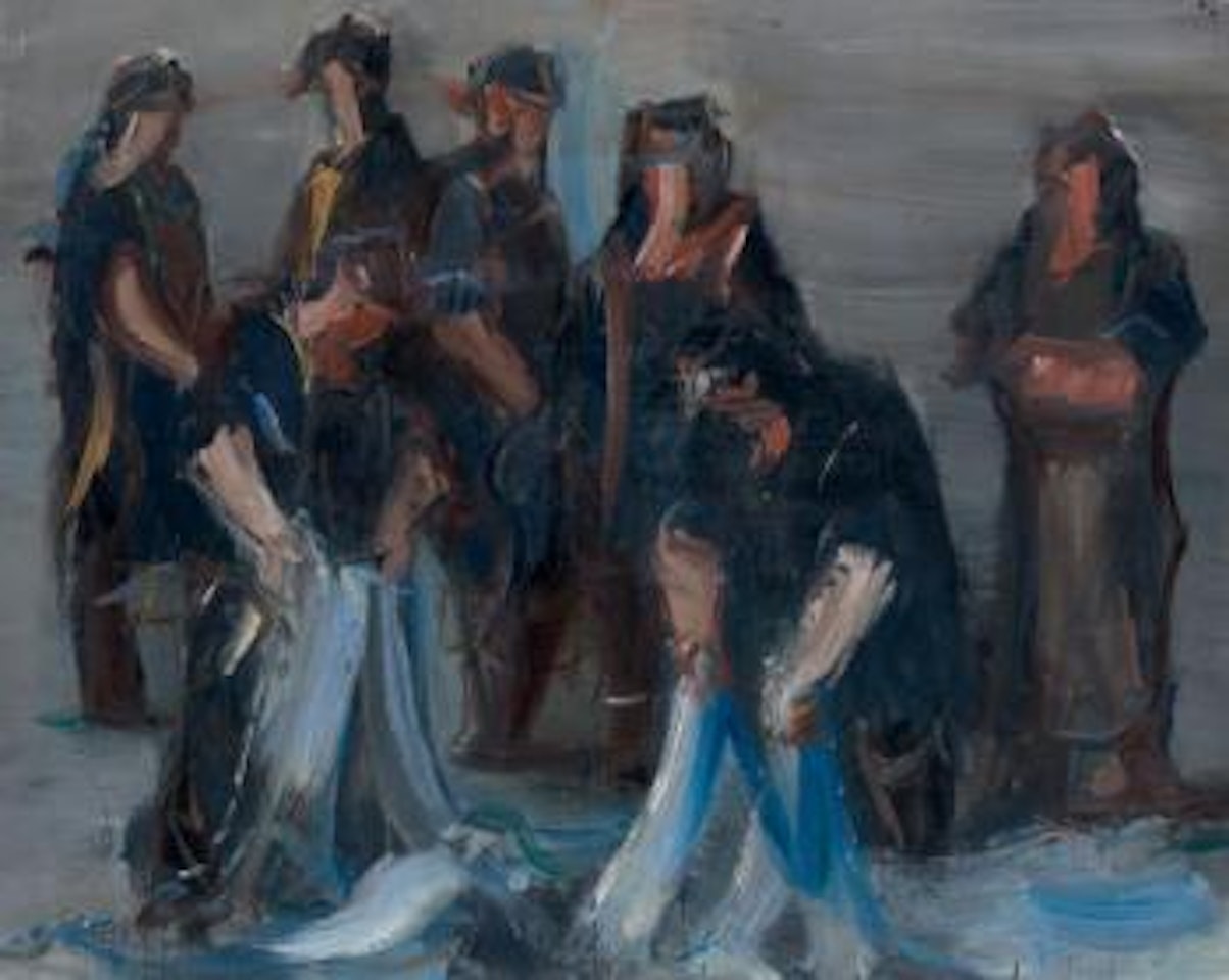 Belle Ile, les filets by Jean Hélion