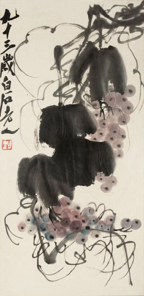 Grapes by Qi Baishi