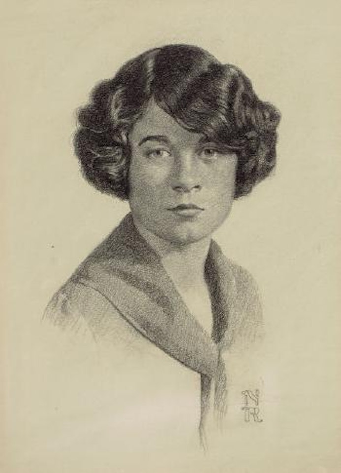 Portrait of Peggy Goldwater by Norman Rockwell