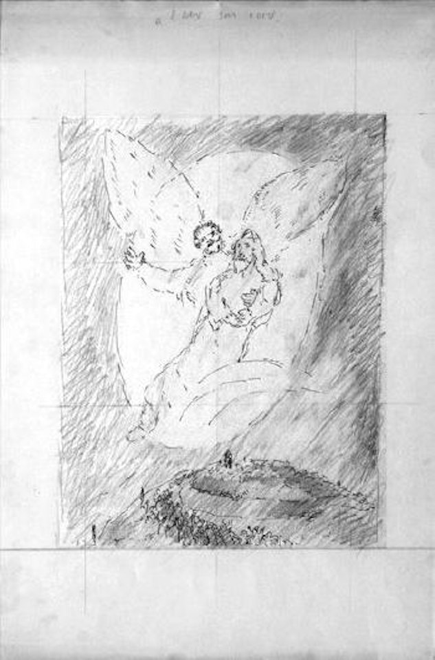 Jerusalem affranchie de Babylone by Marc Chagall