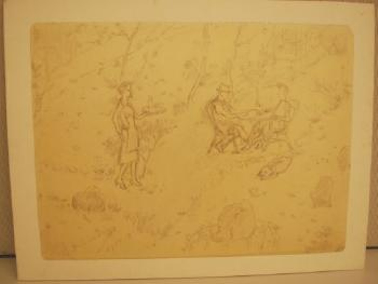 Tea in the garden by Mikhail Larionov