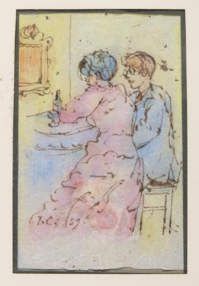 Foujita avec Kiki de Montparnasse by Jean Cocteau