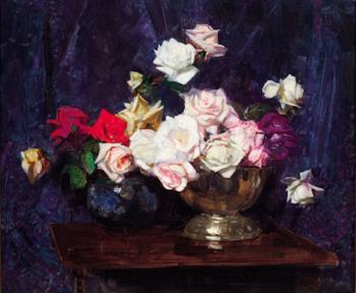 Roses by Arthur Ernest Streeton