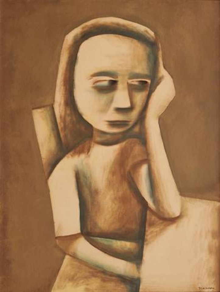 Girl at Table by Charles Blackman