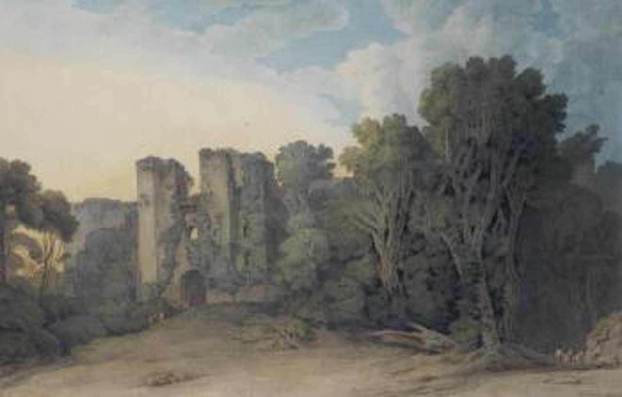 Berry Pomeroy Castle in the County of Devon by Francis Towne