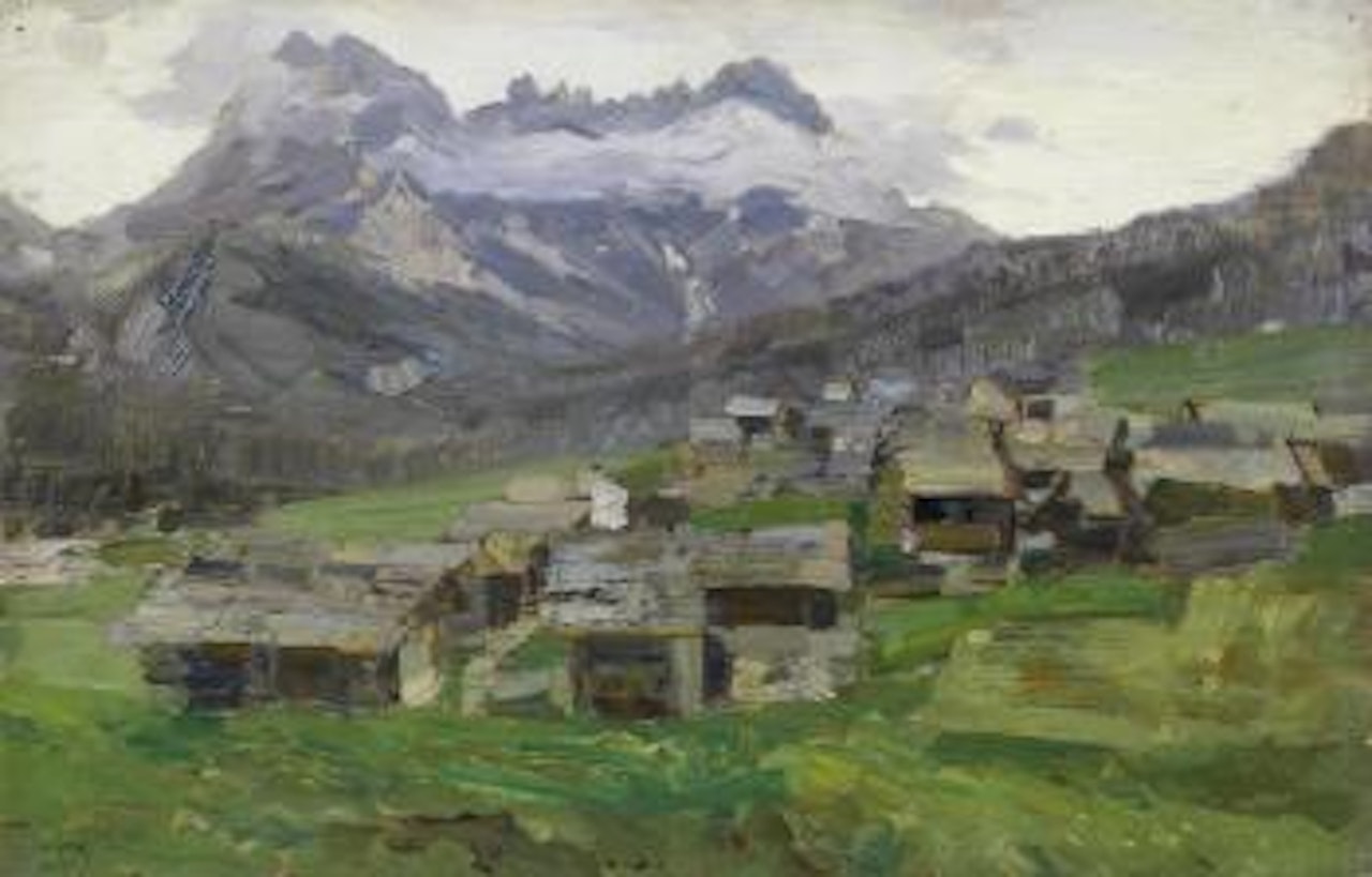 Conca di Sappada con le Terze by Guglielmo Ciardi