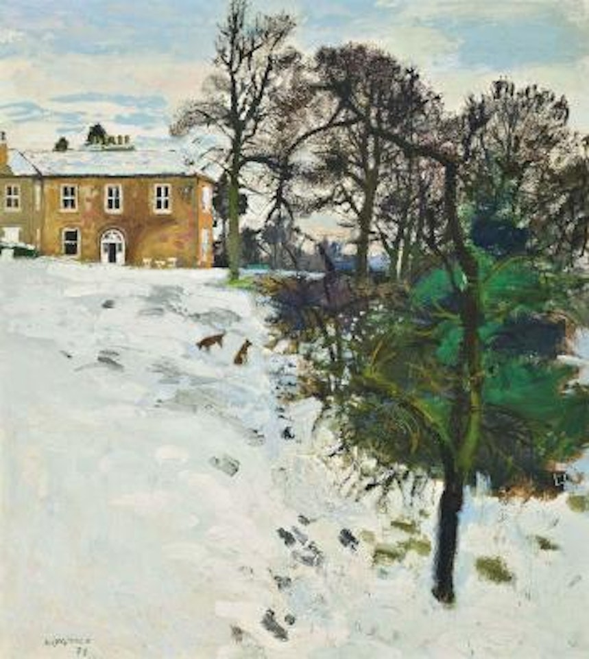 Binrock in the Snow by Alberto Morrocco