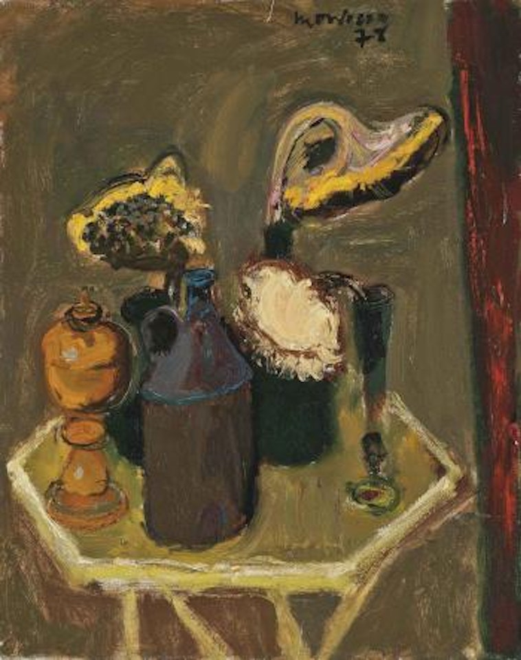 Still Life with Sunflowers by Alberto Morrocco