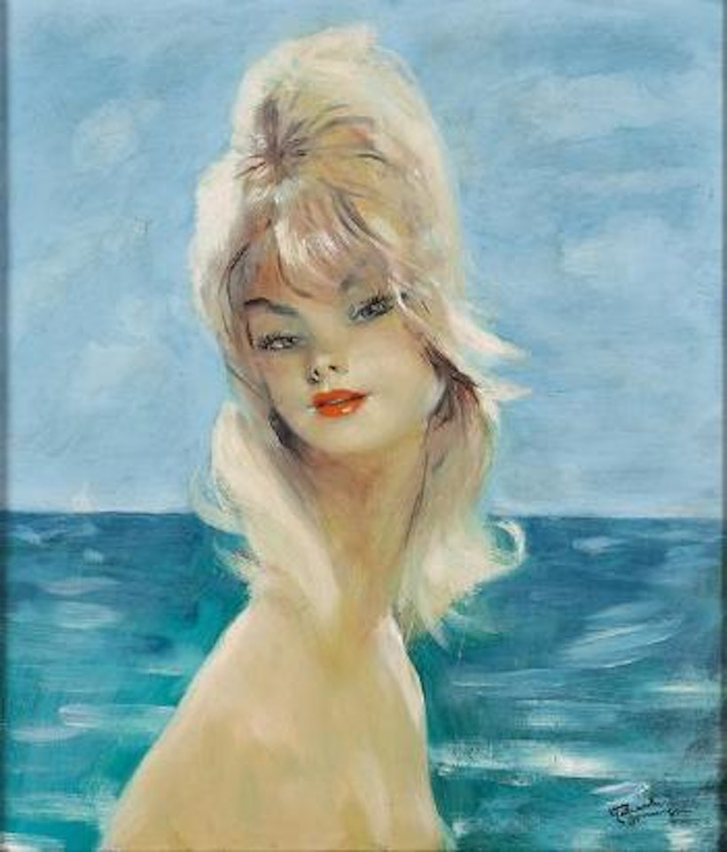 Portrait de jeune femme by Jean Gabriel Domergue