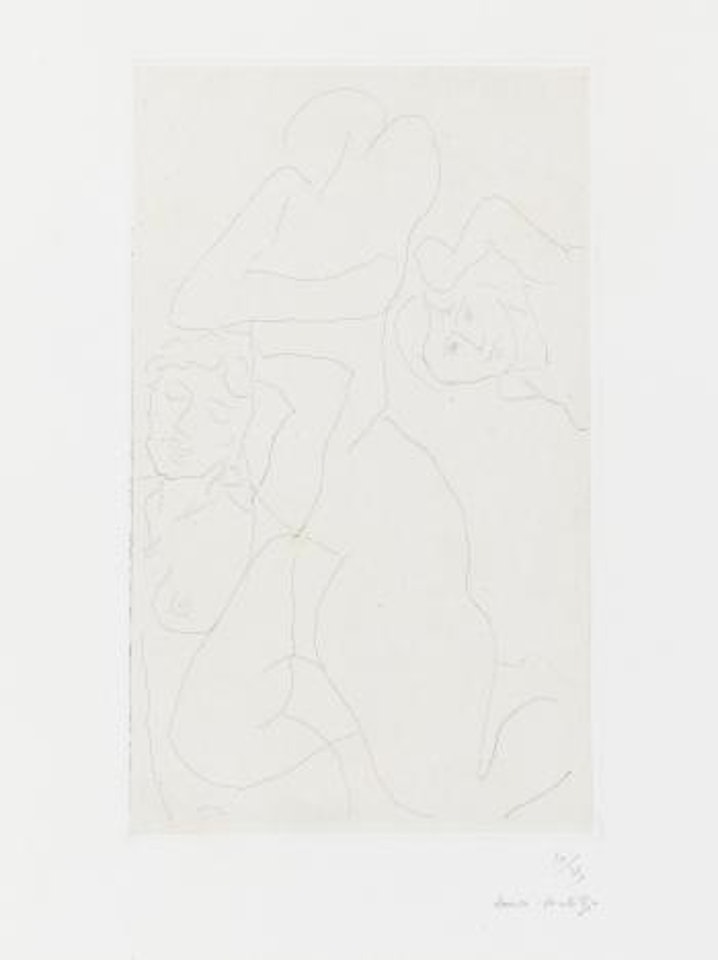 Trois Personnages, recherches sur les acides (Duthuit 230) by Henri Matisse