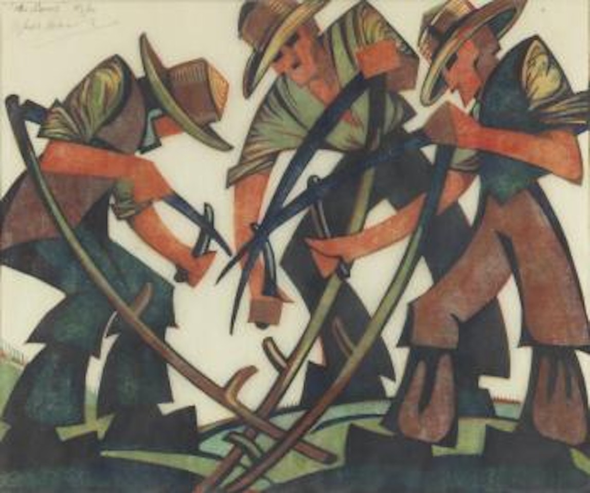 The Mowers (Coppel SA 39) by Sybil Andrews