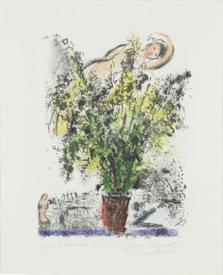 Paris Bouquet (Mourlot 632) by Marc Chagall