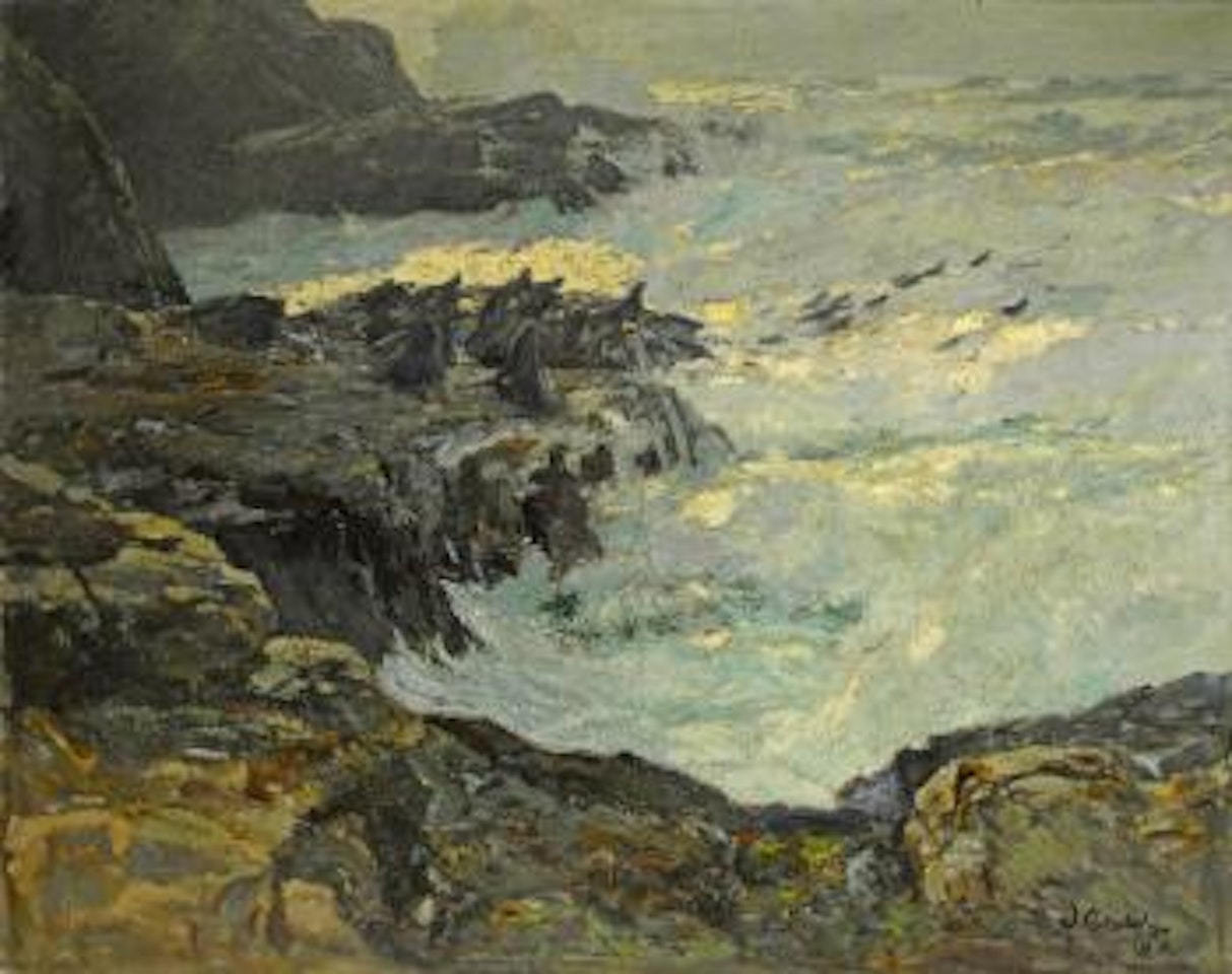 Evening tide, California coast by William Ritschel