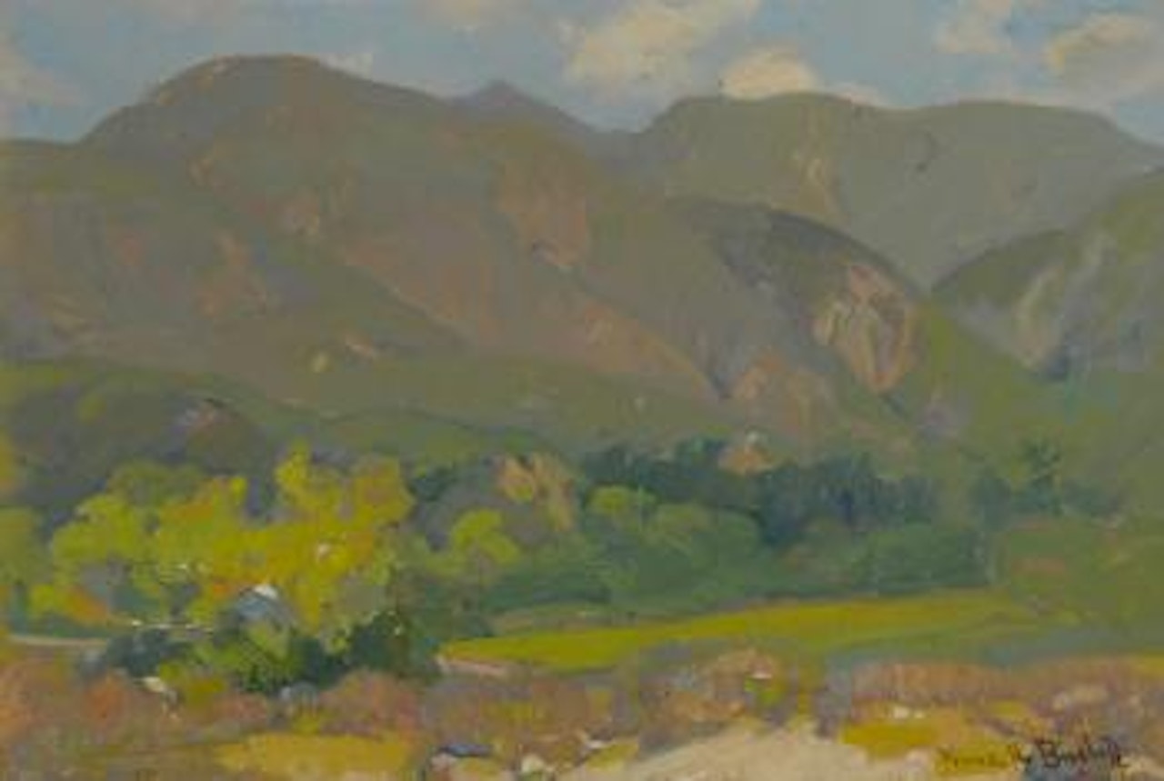 Pasadena hills by Franz A Bischoff