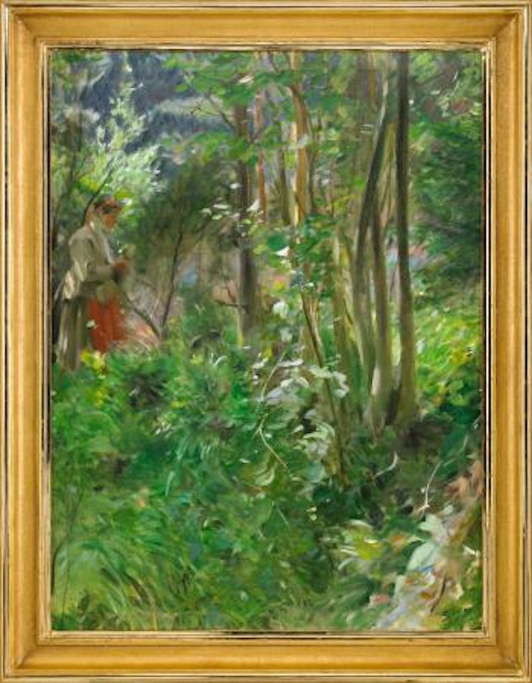 Sol i skogen by Anders Zorn