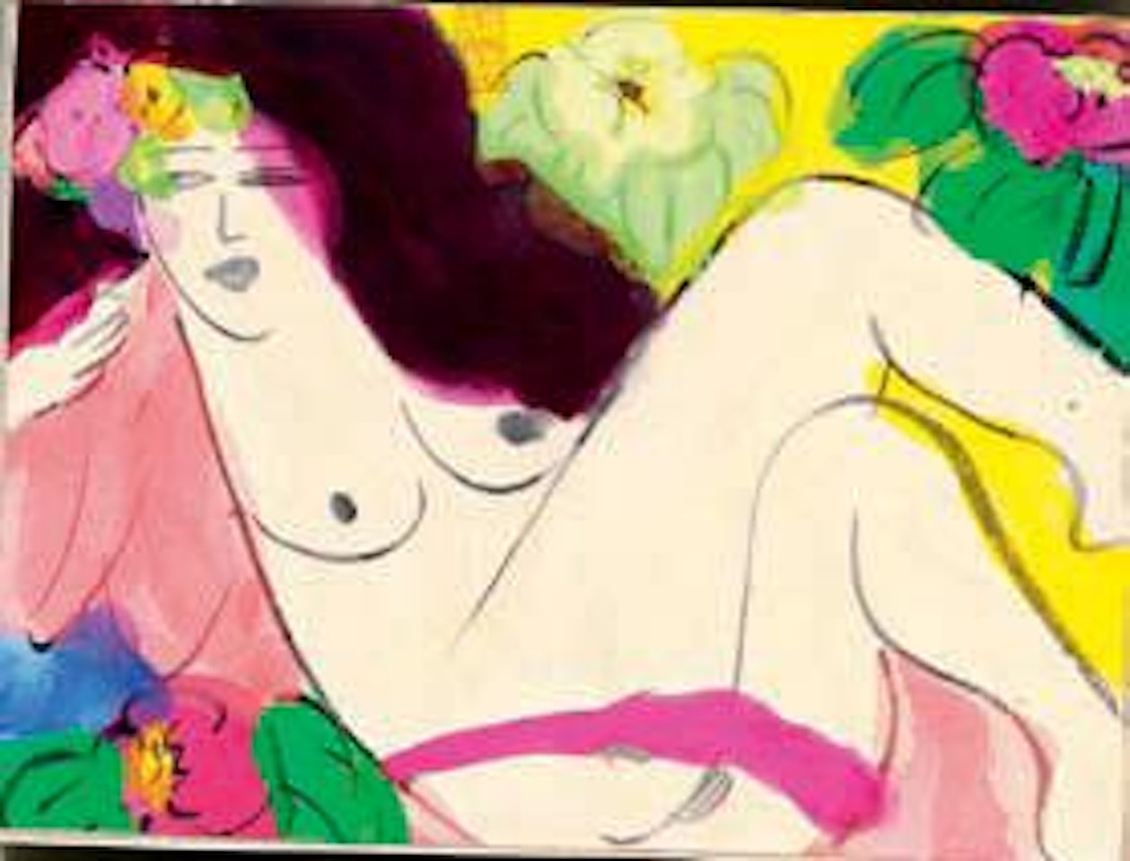 Composition by Walasse Ting