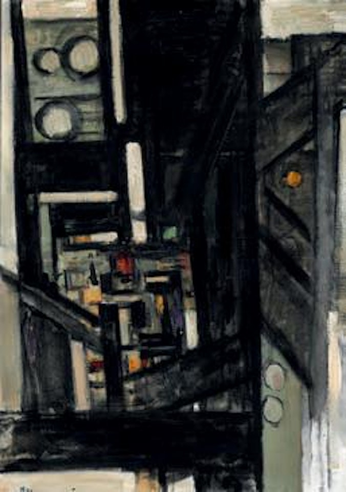 Brobillede (Bridge Painting) by Preben Hornung