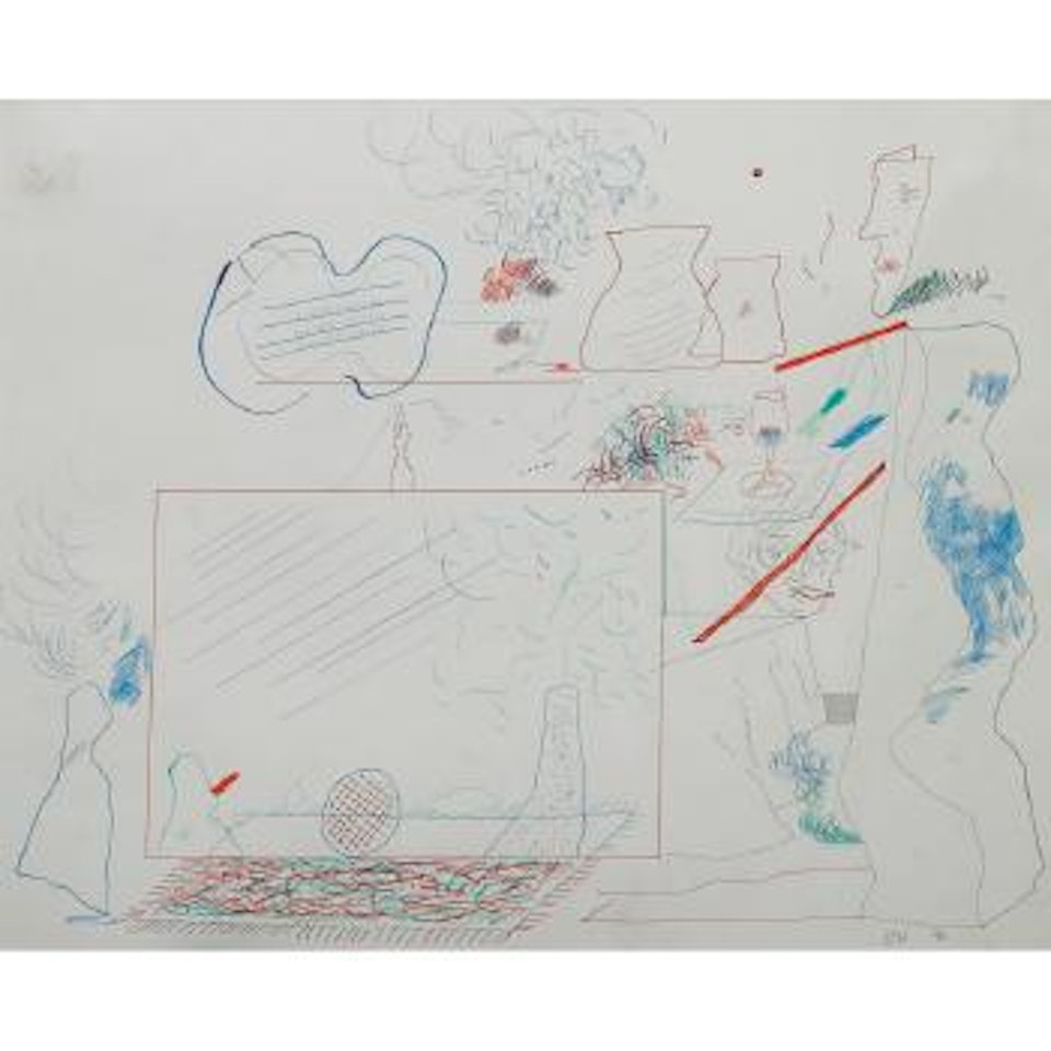 Untitled (Surreal landscape) by David Hockney