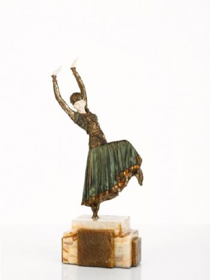 Vested dancer by Demetre Chiparus