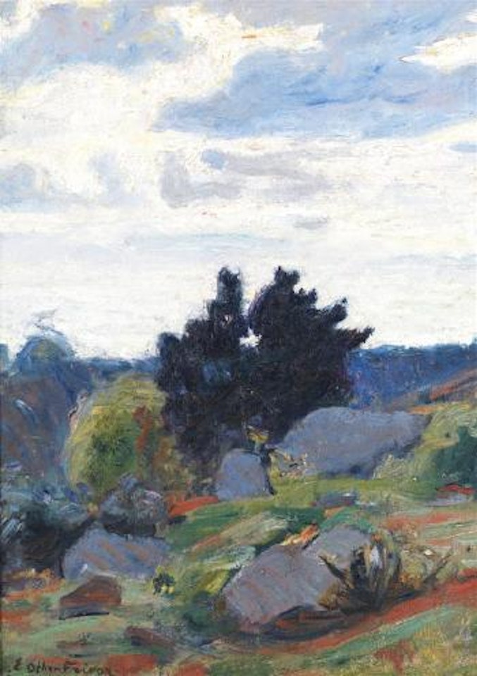 Paysage aux roches by Othon Friesz