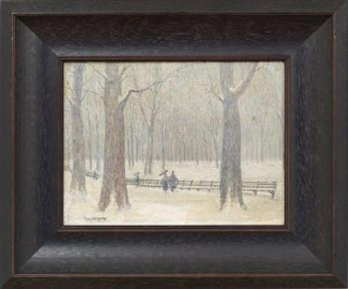 Winter park scene by Guy Carleton Wiggins