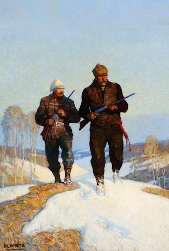 Deer Hunters by Newell Convers Wyeth