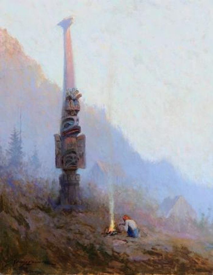 Chief Johnson's Totem by Sydney Mortimer Laurence