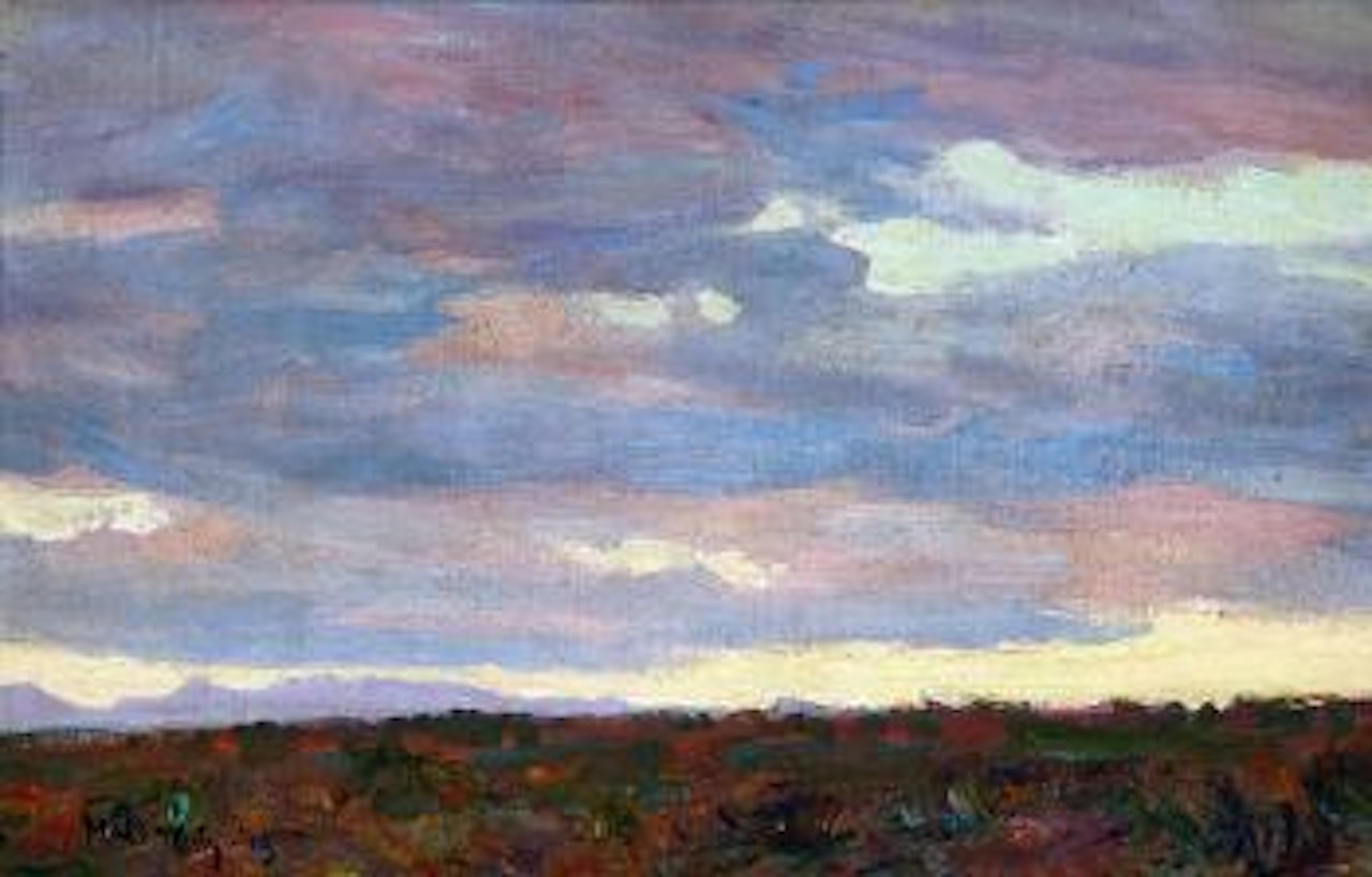 Desert Landscape, Tempe Arizona (April 1915) by Maynard Dixon