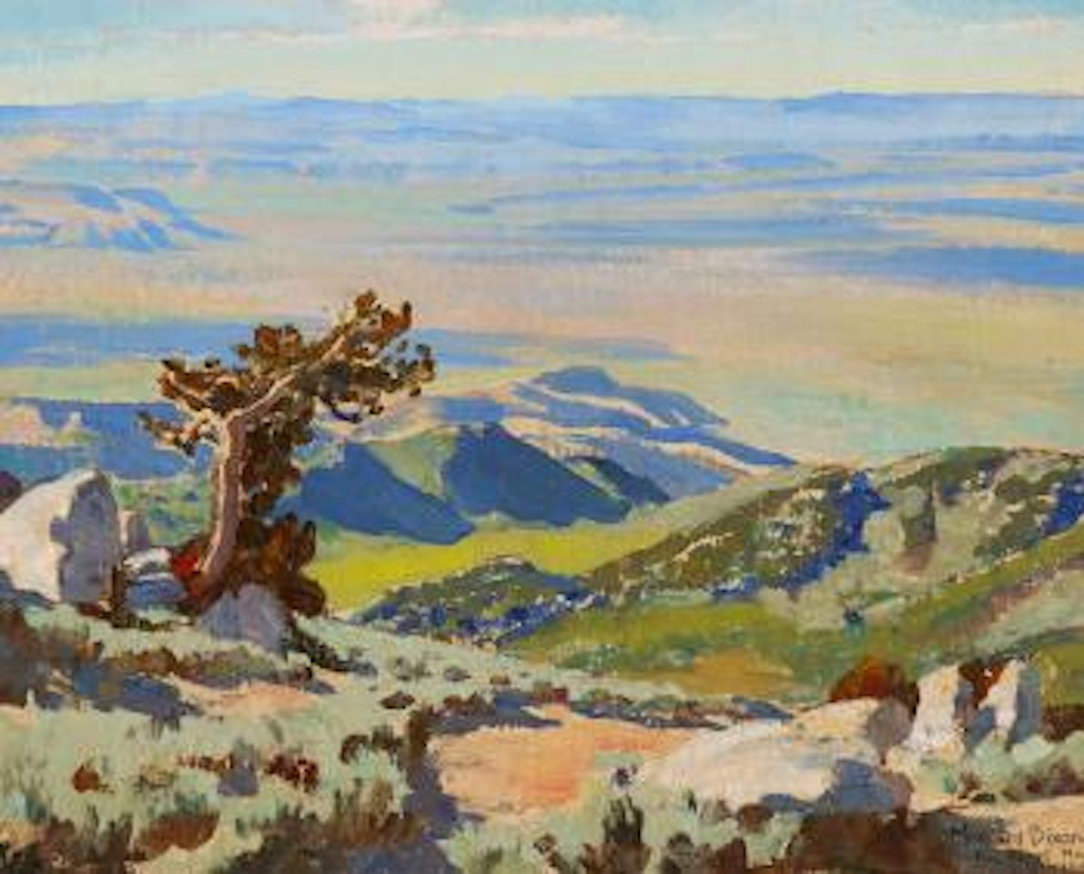 N. W. from Pine Forest Range by Maynard Dixon