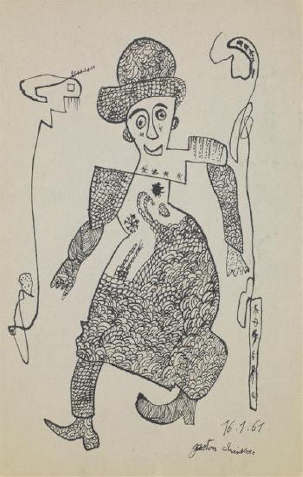 Personnage by Gaston Chaissac