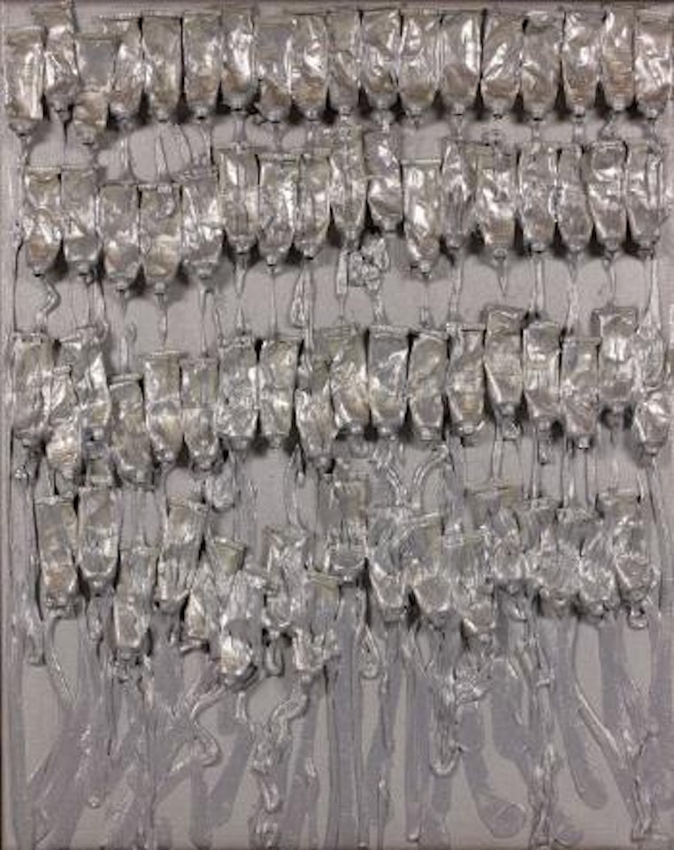 Monochrome accumulation nº3016 by Arman
