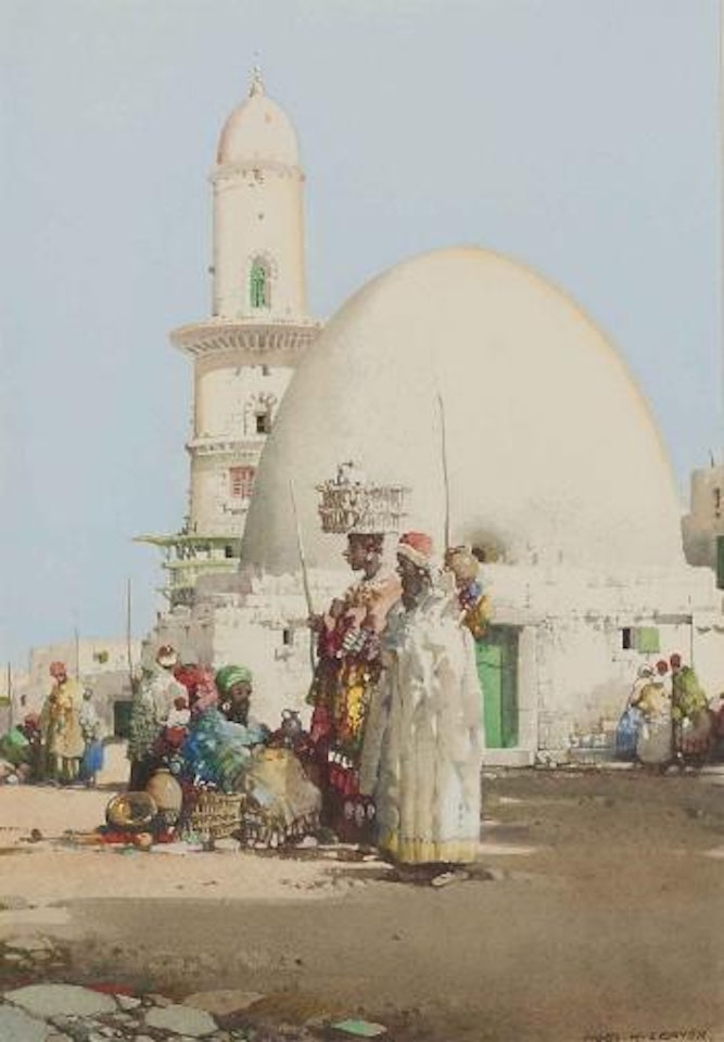 Arab street vendors by Noel Harry Leaver