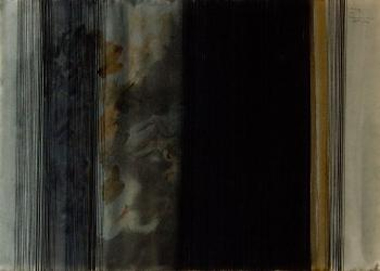 Drawing for Requiem series by Ralph Hotere