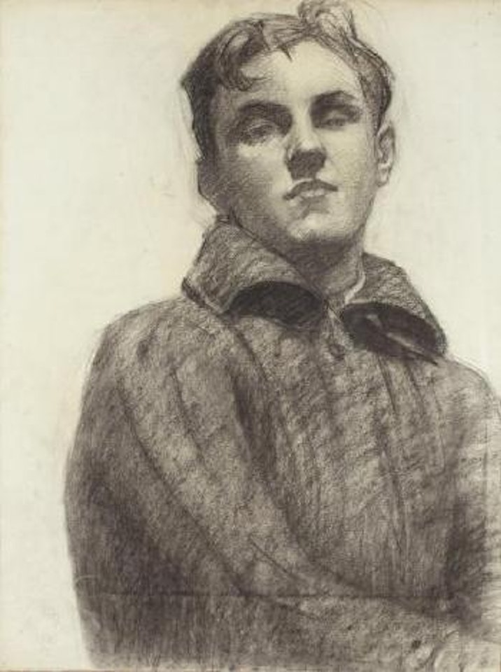 Portrait d'un poète russe by Mstislav Valerianovich Dobuzhinsky