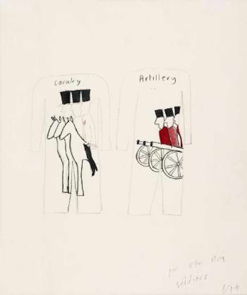 Soldiers by David Hockney