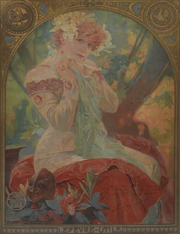 Lefevre - Utile / Sarah Bernhardt by Alphonse Mucha