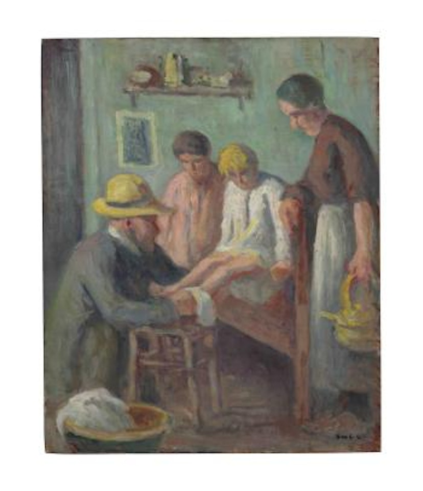 La toilette du malade by Maximilien Luce