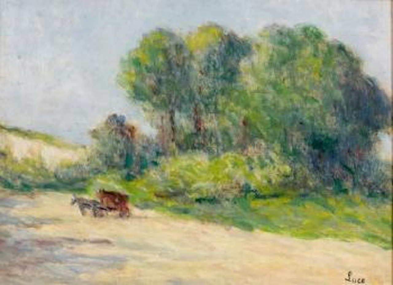 La petite charette by Maximilien Luce