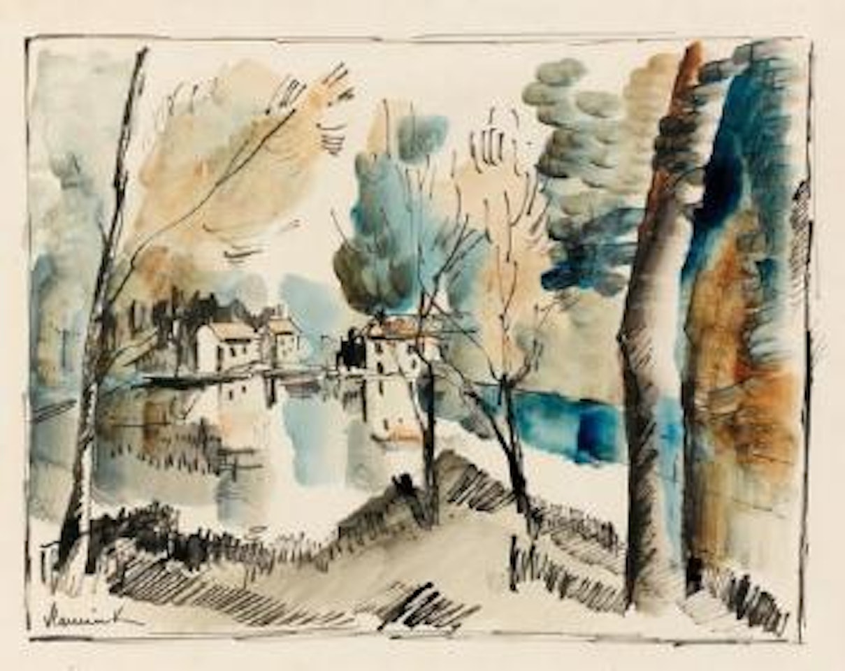 Bord de l'eau by Maurice de Vlaminck