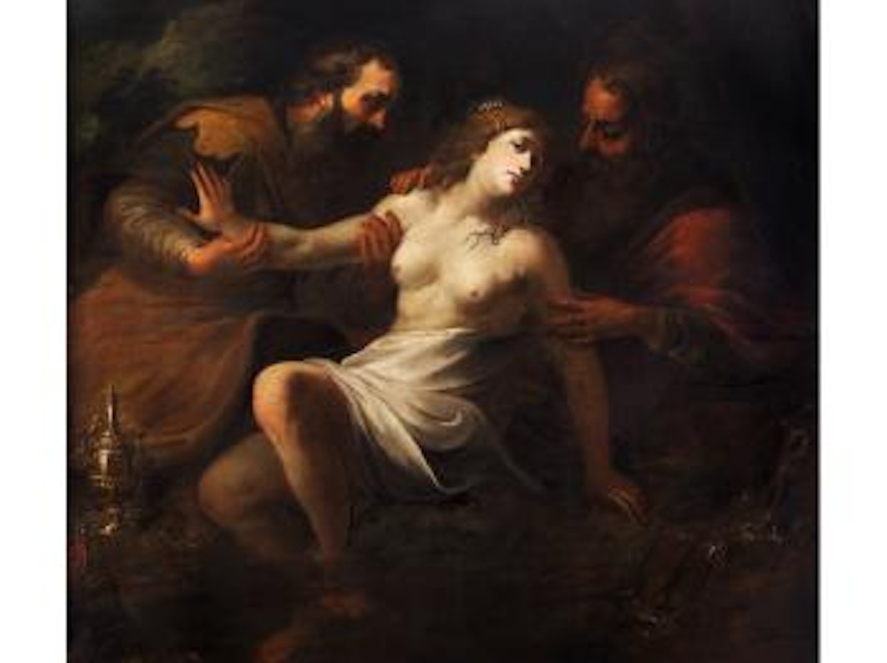 Susanna und die beiden Alten by BOLOGNESE SCHOOL
