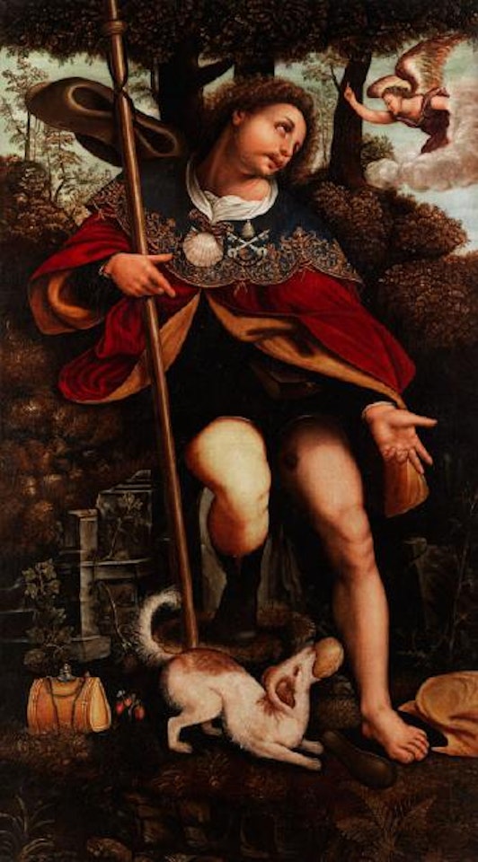 Bildnis des heiligen Rochus by Cesare da Sesto