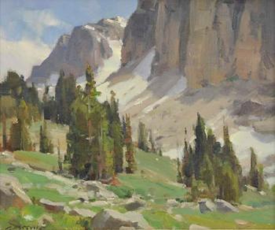 Teton Mountains, Wyoming by Clyde Aspevig