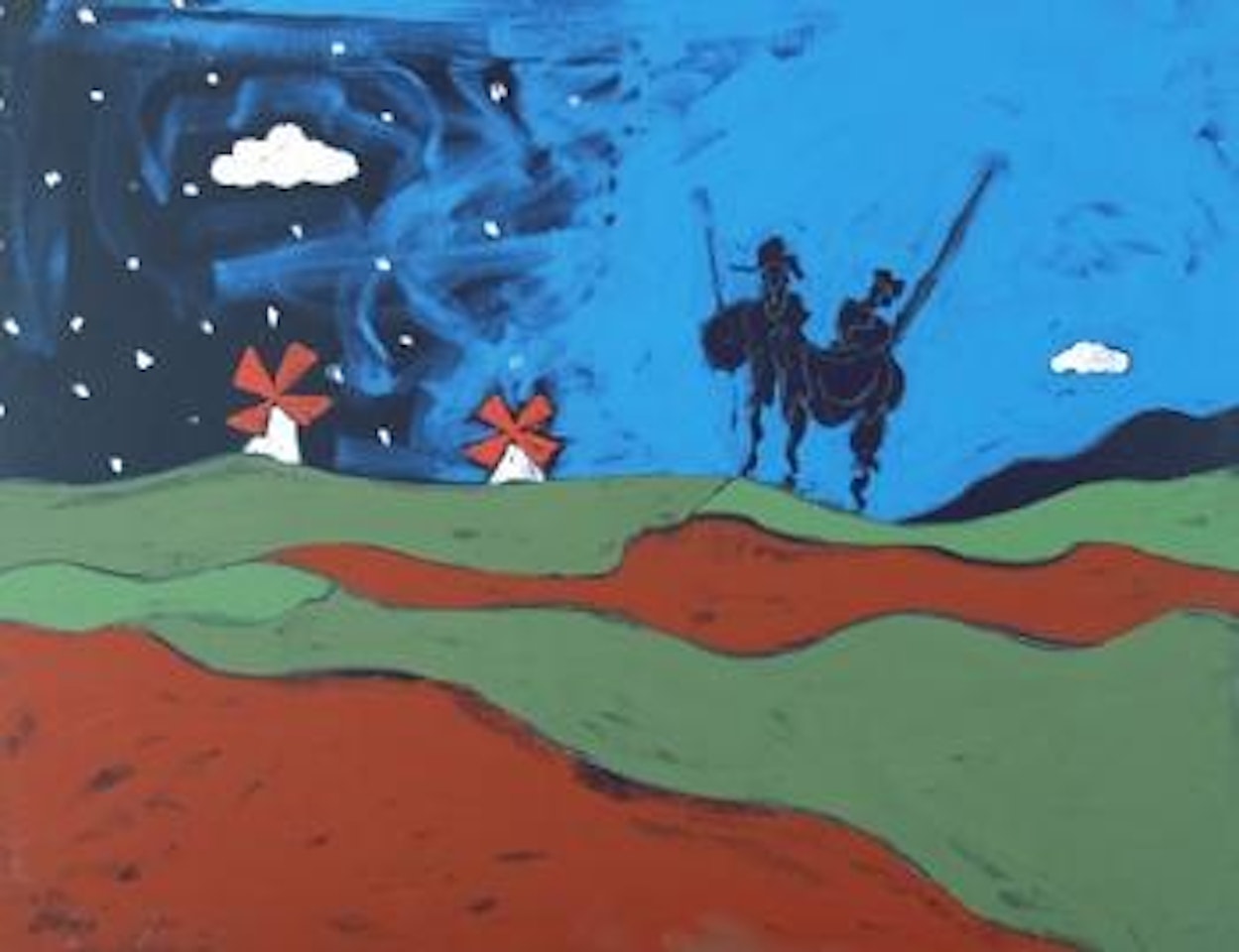 Don Chisciotte by Tano Festa