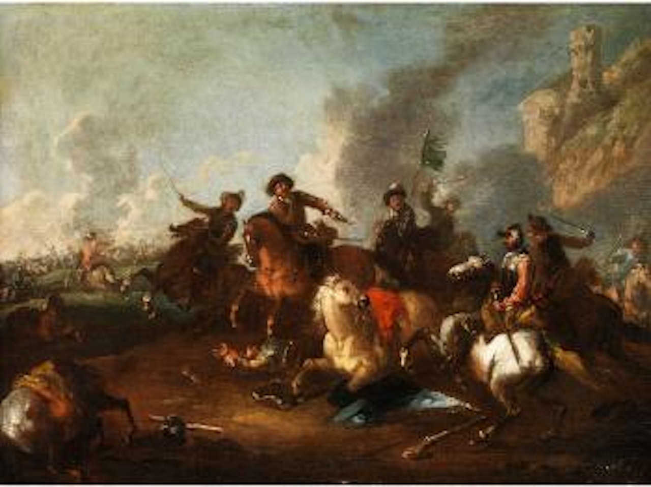 Schlachtenbild by Francesco Giuseppe Casanova