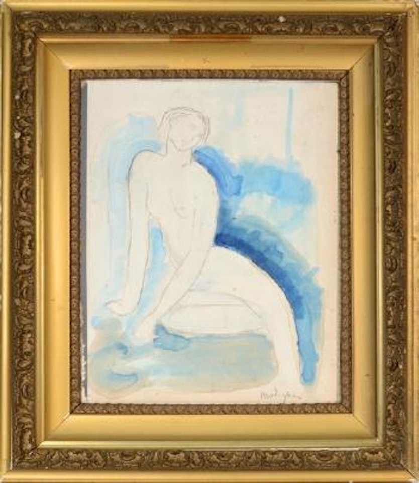 Seated nude by Amedeo Modigliani